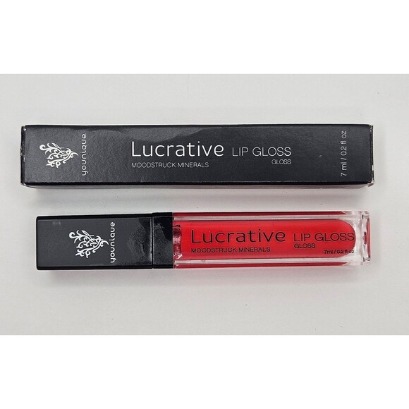 Younique Moodstruck Minerals Lucrative Lip Gloss Ladylike New in Box - Picture 1 of 6